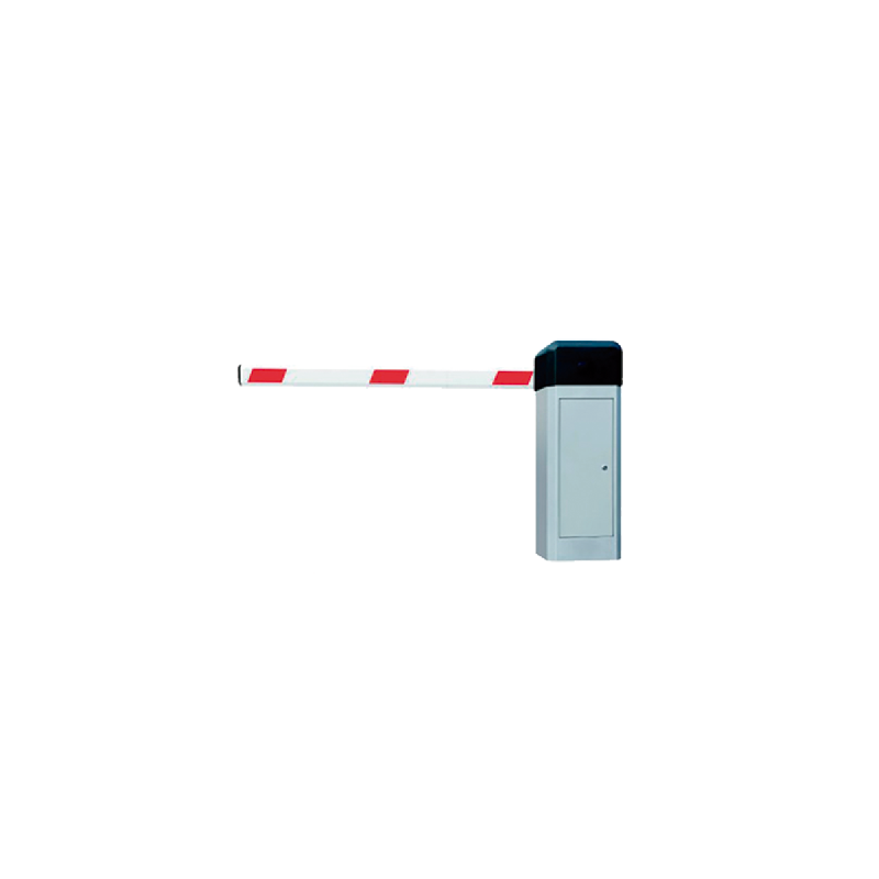 BARRERA DE ACCESO VEHICULAR DERECHA / BRAZO DE ALUMINIO 4m / GABINETE DE ACERO