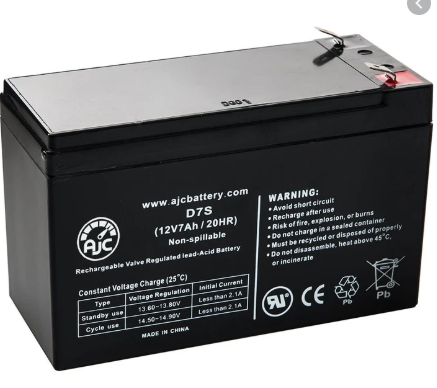 BATERIA ADEMCO 12V - 7AMP
