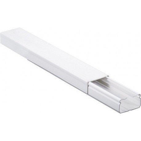 CANALETA LISA 20x12 BLANCA C/A (240mm2)