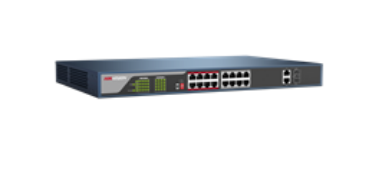 SWITCH 18 PUERTOS, 16 X100M, 2 X1000M, POE 230W, EXTENDER 250 MTS