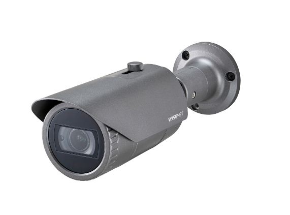 Wisenet  bullet camera, 2MP vari-focal lens (3.2 ~ 10.0mm) H.265 with Wisestream II, 120dB WDR, IR