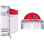Stopper without horn for surface mount pull stations (protector estacion manual)